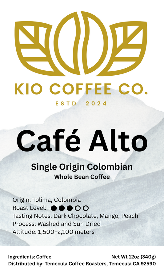 Café Alto - Single Origin Colombian - Whole Bean