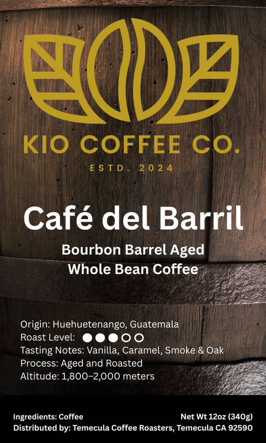 Café del Barril - Bourbon Barrel Aged Coffee - Whole Bean