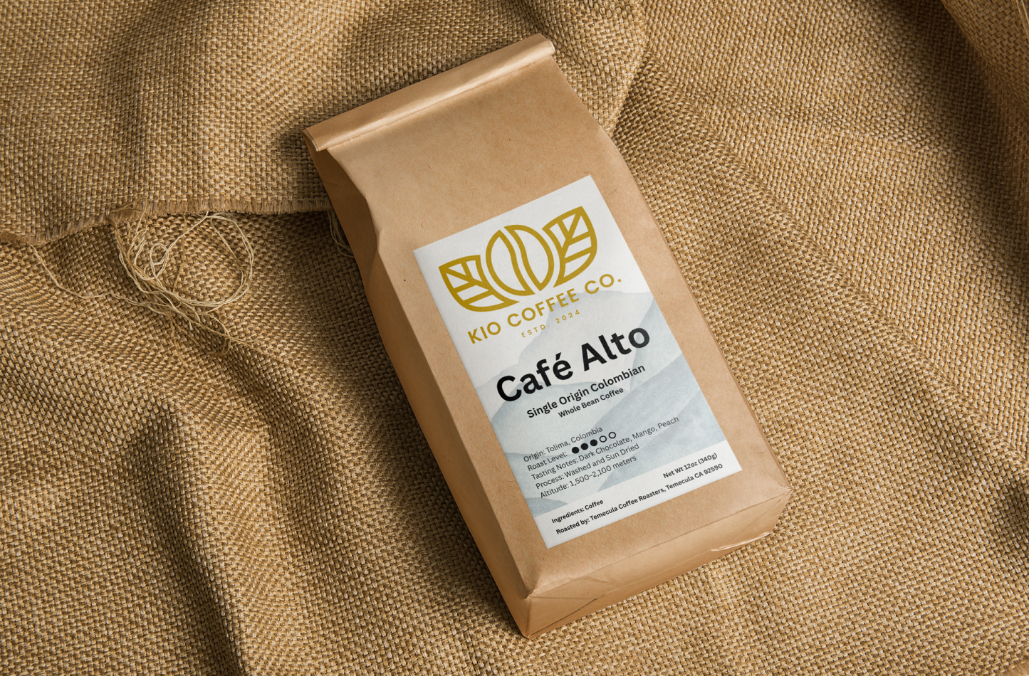 Café Alto - Single Origin Colombian - Whole Bean